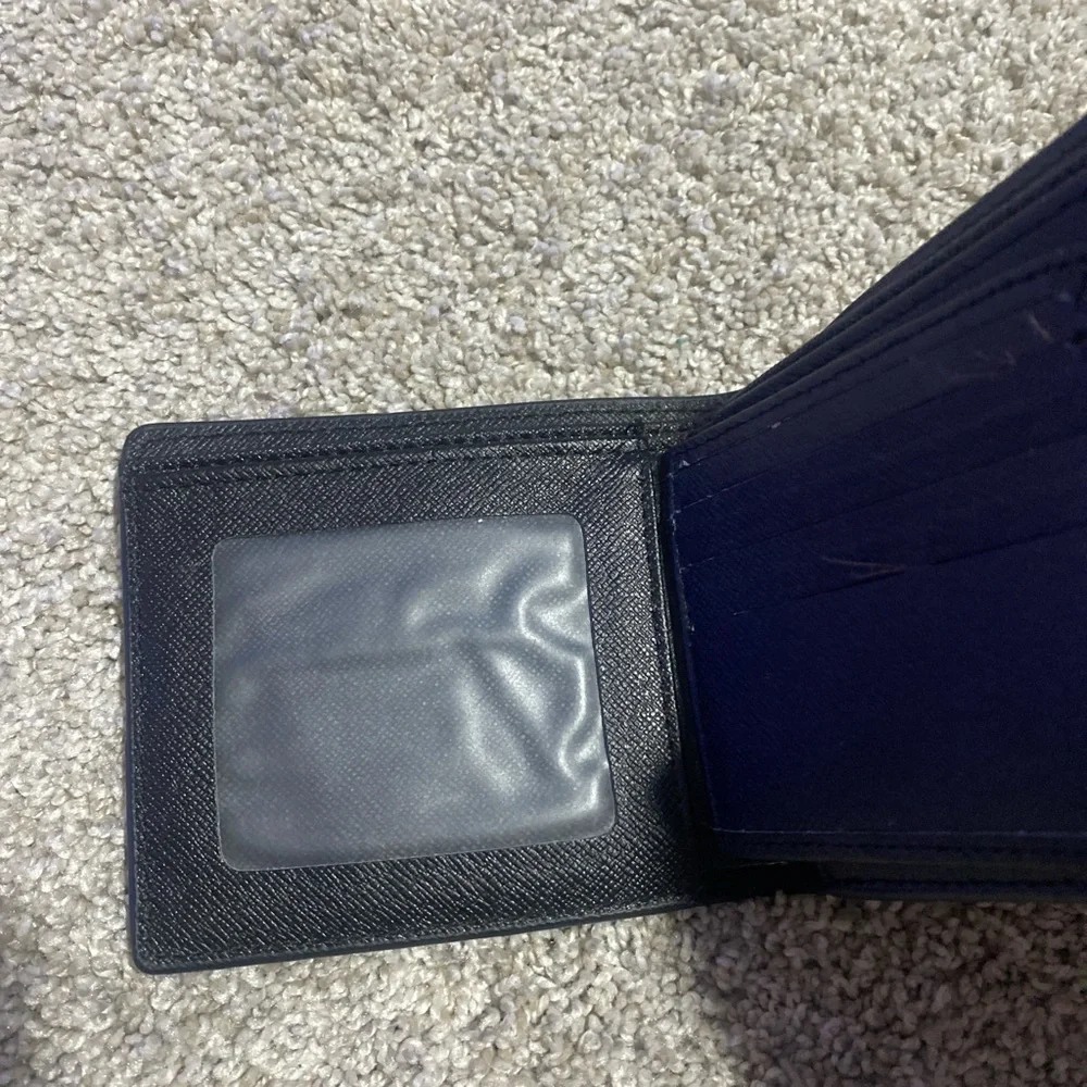Louis Vuitton Black and Gray Monogram Card Holder